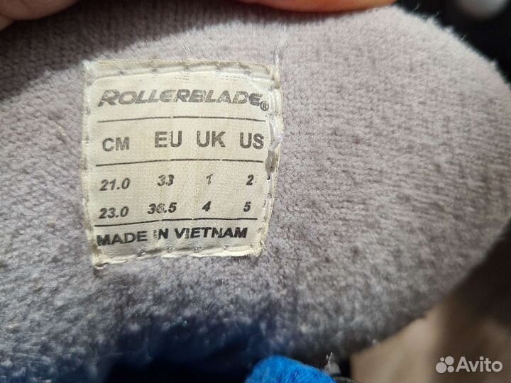 Ролики детские размер 33-36.5