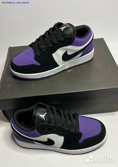 Кроссовки Nike Air Jordan 1 Low Court Purple (Арт