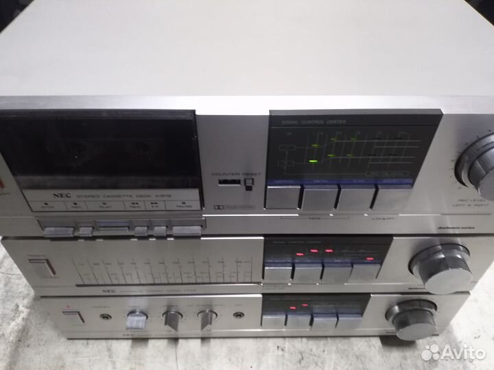 Усилитель ресивер и магнитофон