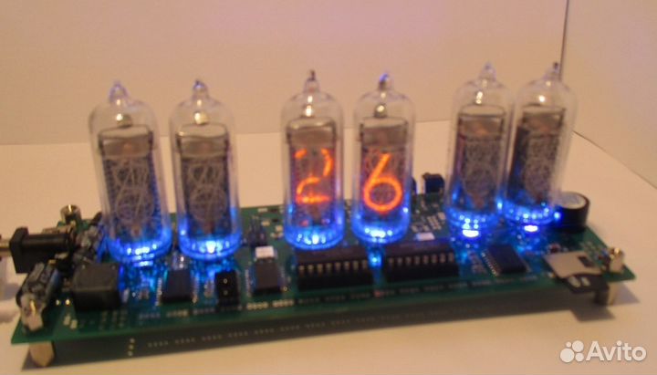 Эксклюзивные часы Nixie clock с метеостанцией