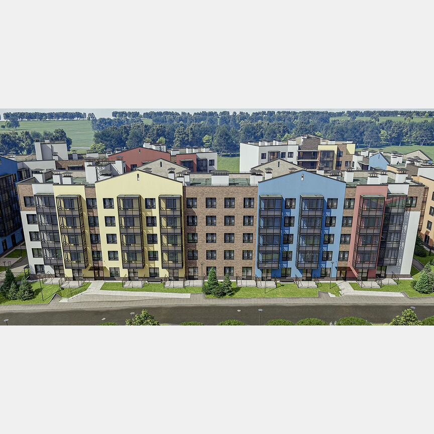 2-к. квартира, 63,1 м², 1/5 эт.