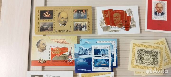 Почтовые блоки СССР, Ленин