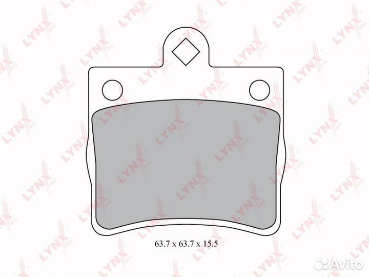 Колодки тормозные задние mercedes-benz C180-230(W2