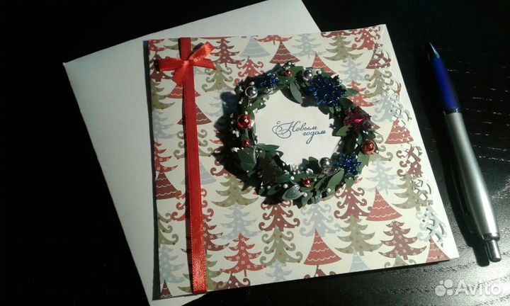 Открытка ручной работы