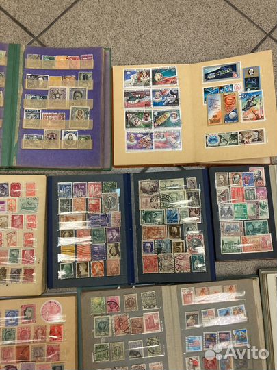 Марки разных стран и СССР (коллекция) новичку