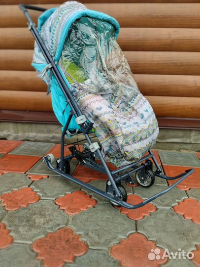 Коляска санки