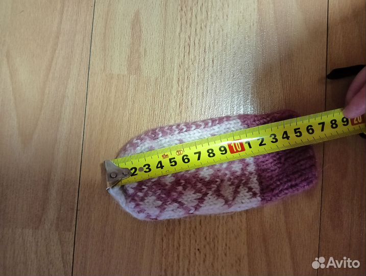 Детские шерстяные варежки