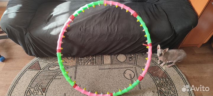 Обруч (хулахуп) массажный для похудения