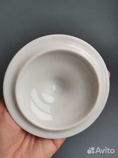 Сахарница большая фарфоровая СССР