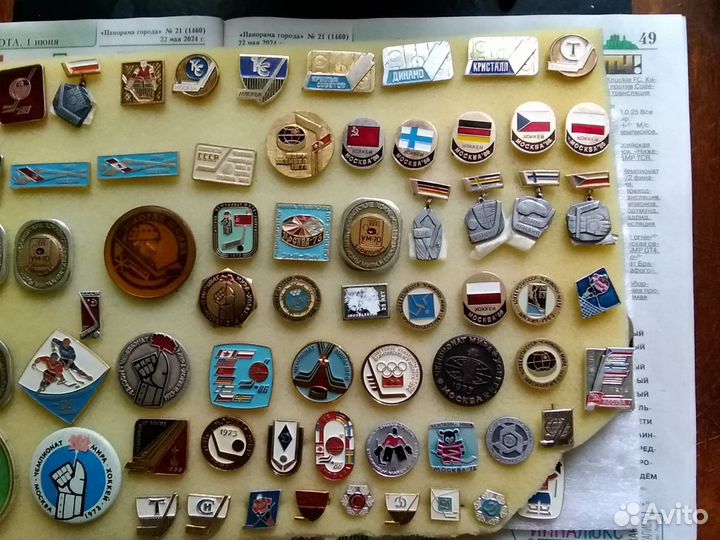 Значки хоккей