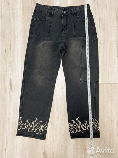 Джинсы широкие