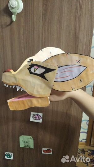 Бумажные драконы на руку