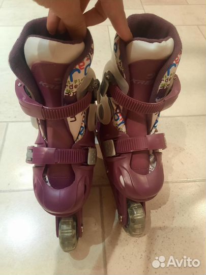 Роликовые коньки детские раздвижные