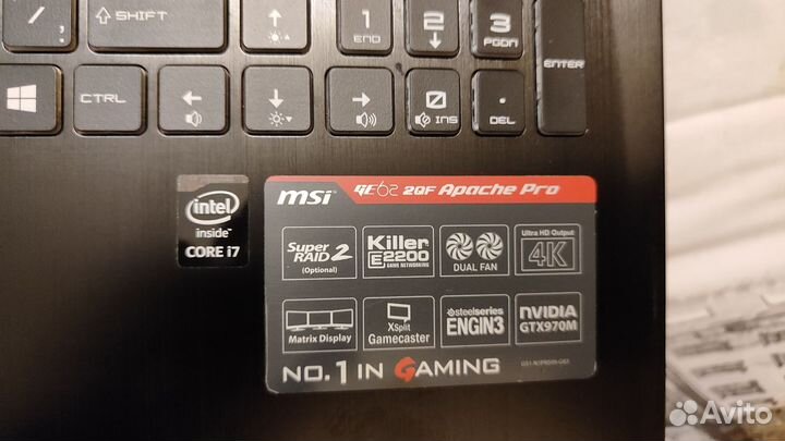 Игровой ноутбук msi