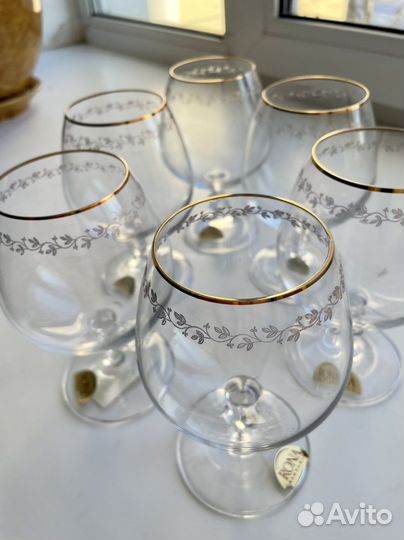 Новые бокалы для бренди/коньяка, Rona, Богемия