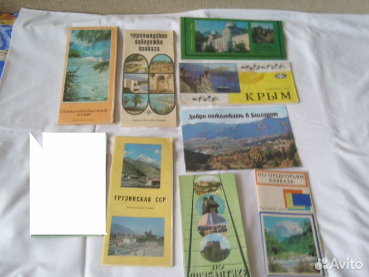 Туристские схемы,карты,путеводители времен СССР