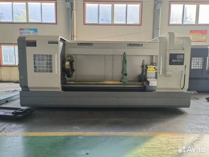 Токарный станок с чпу QK1335 рмц 4000 мм