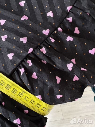 Платье сердца вискоза 38 М topshop lichi