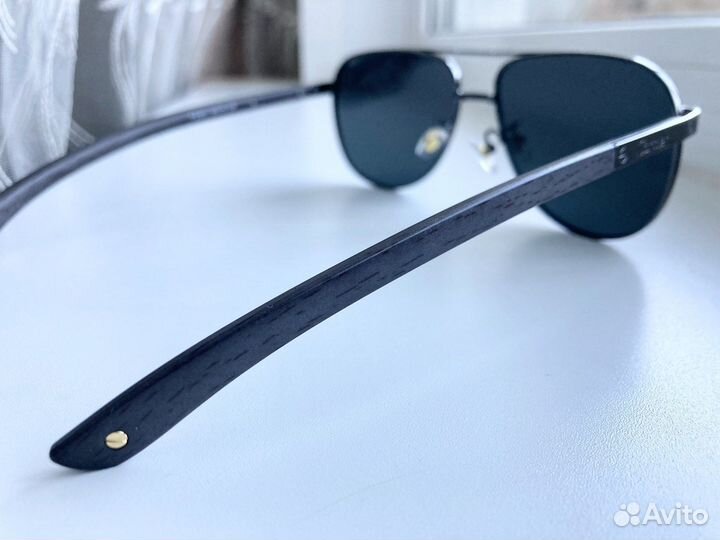 Очки Cartier Aviator поляризационные металлические
