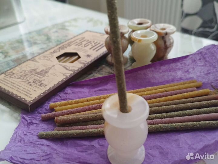 Под свечи из камня, оникс. Свечи удачи