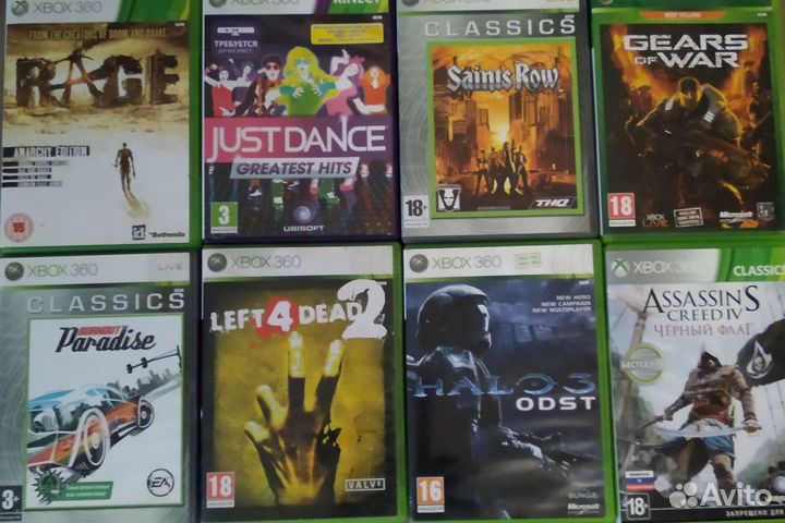 Диски на xbox 360