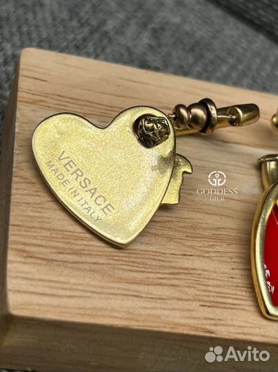 Золотые Серьги Versace