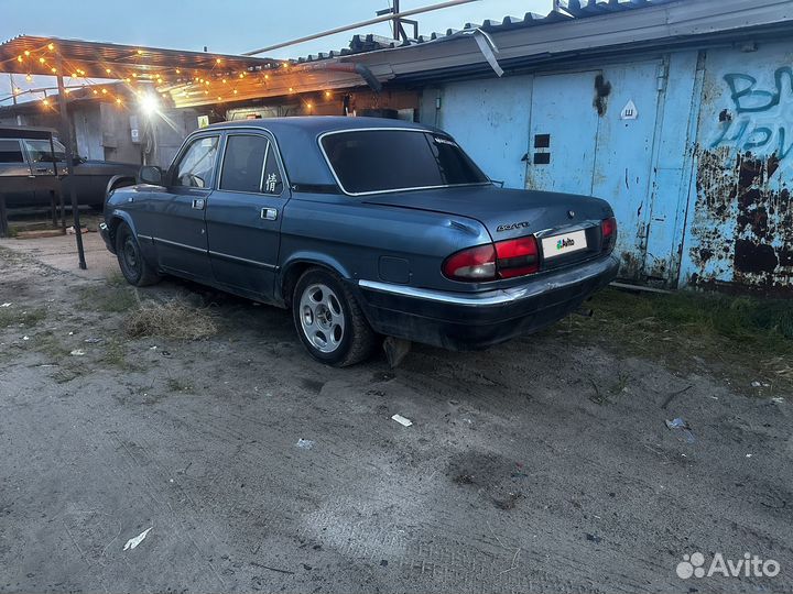 ГАЗ 3110 Волга 2.3 МТ, 2002, битый, 169 617 км