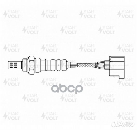 Датчик кислорода газ 31105/3102/Волга дв. Крайс