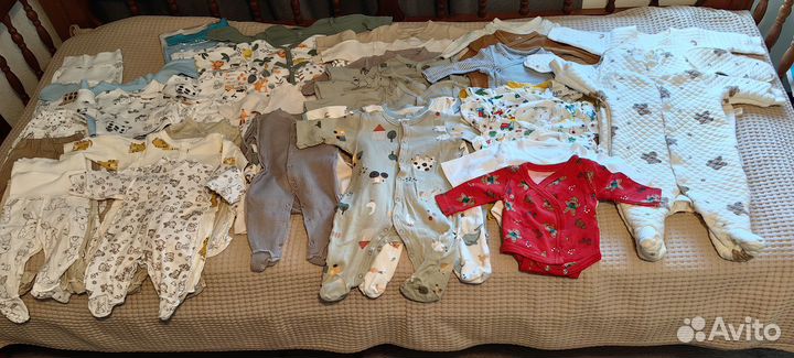 Вещи пакетом на мальчика 50-56-62