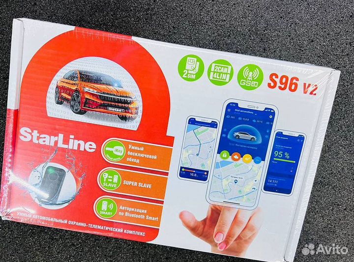 Сигнализация Starline S96 2canlin v2