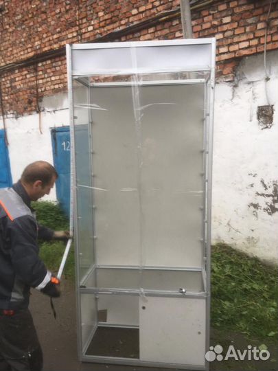 Стеклянная витрина бу
