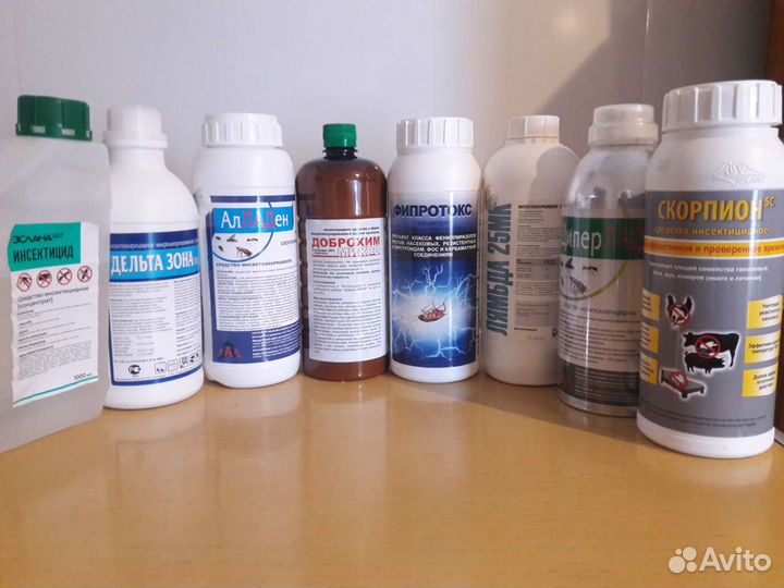 Средства от насекомых (клопов, тараканов, блох )