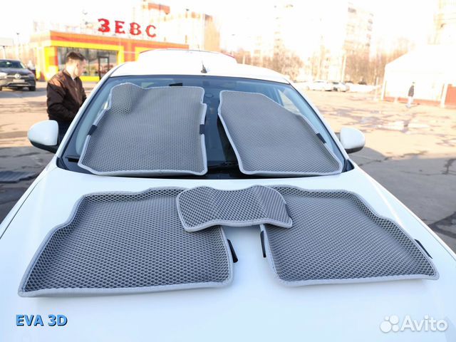 Коврики Eva 3D с бортами на любой авто