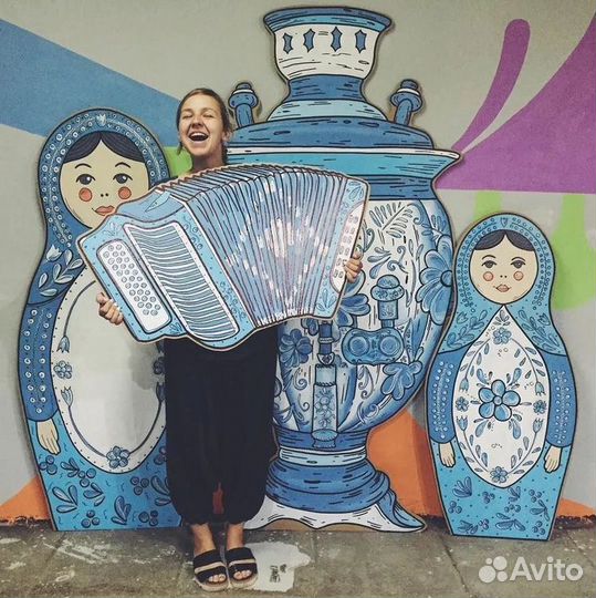 Декор в русско-народном стиле. Декорации масленица