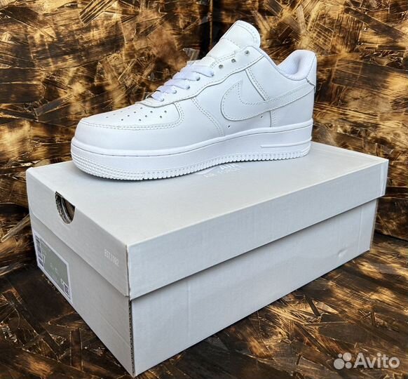 Кроссовки Nike air force 1 белые