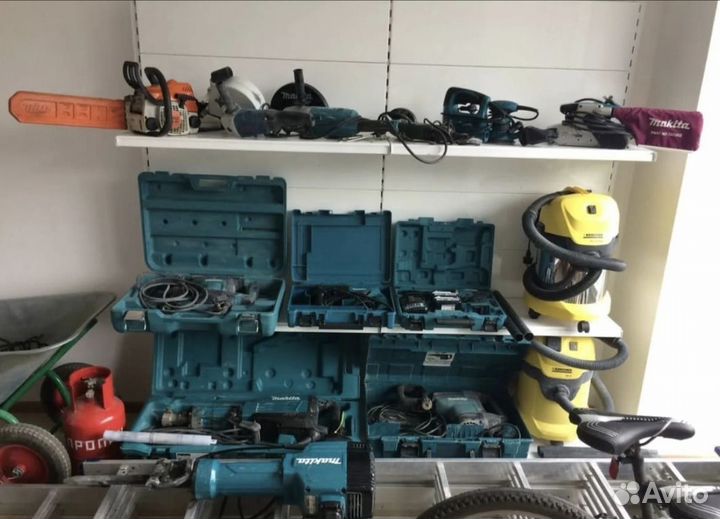 Аренда инструмента, прокат оборудования