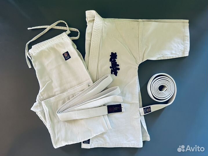 Кимоно (доги) для каратэ киокушинкай +подарок пояс