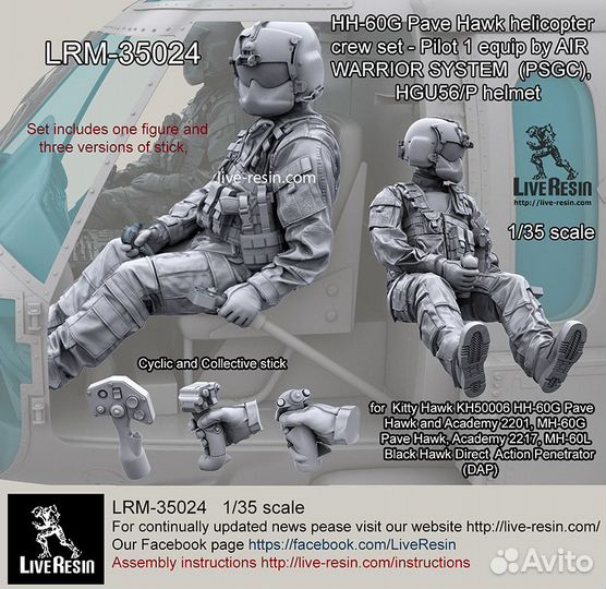Дополнение к моделям Live Resin LRM35024 1/35