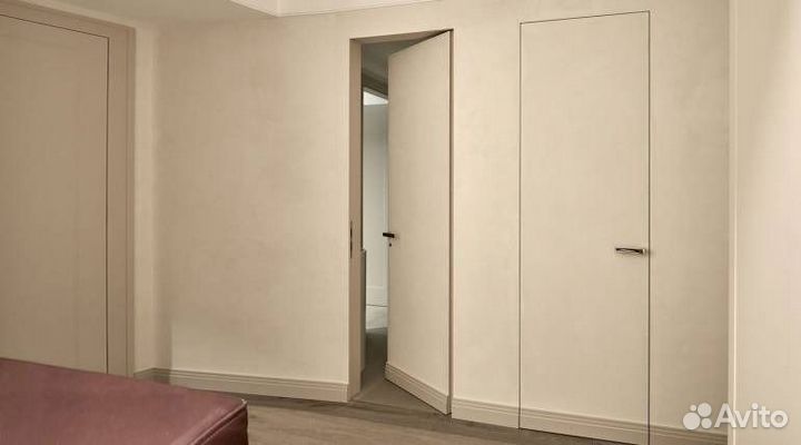 Скрытые межкомнатные двери под покраску