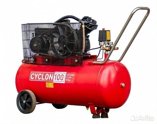 Peмeнной воздушный компpессор Cyclon 100 Турбo