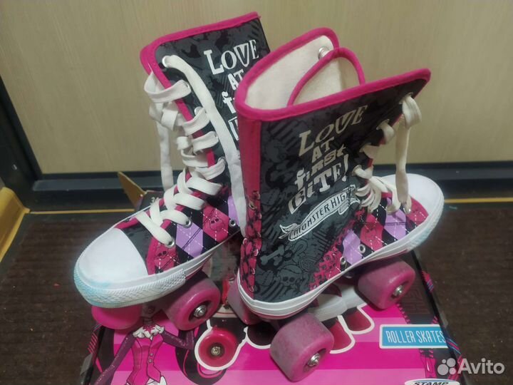 Ролики квады 35 размер для девочки