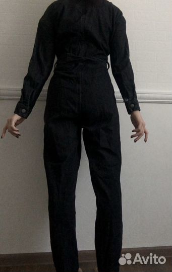 Джинсовый комбинезон женский