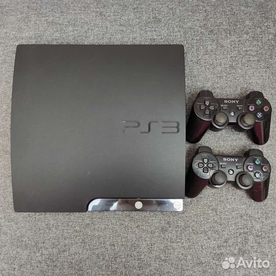 Sony playstation 3 slim + диски для неё