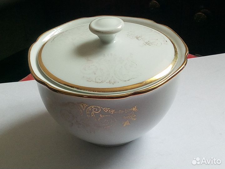 Сахарница. Богемия Чехословакия Фарфор