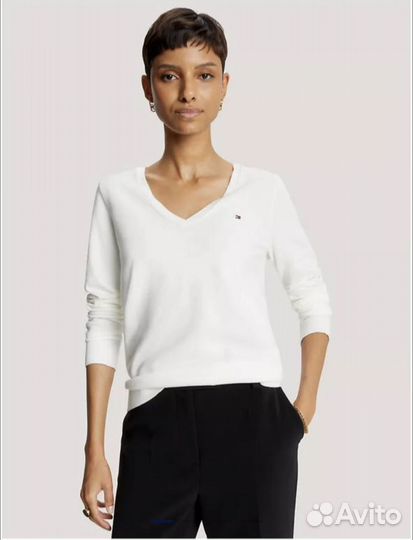 Пуловер Tommy Hilfiger новый белый