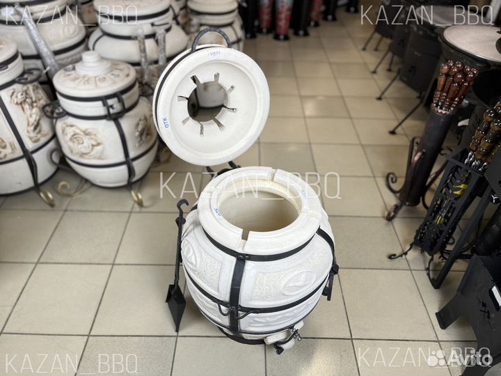 Тандыр Охотник с откидной крышкой
