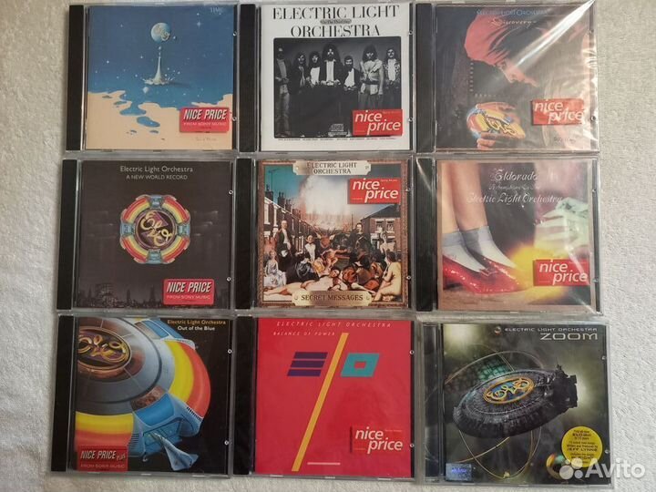 Фирменные компакт диски(CD) ELO;yello;J.M.Jarre