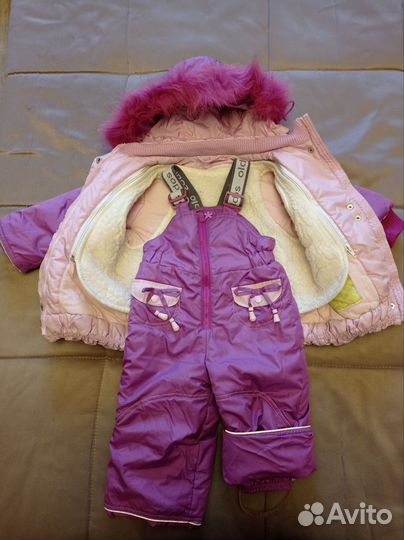 Костюм зимний для девочки 74 р-р