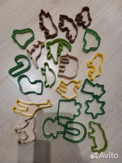 Формочки вырубки животные новый г.,печенье пряники