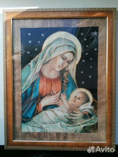 Картина с изображением Божьей Матери